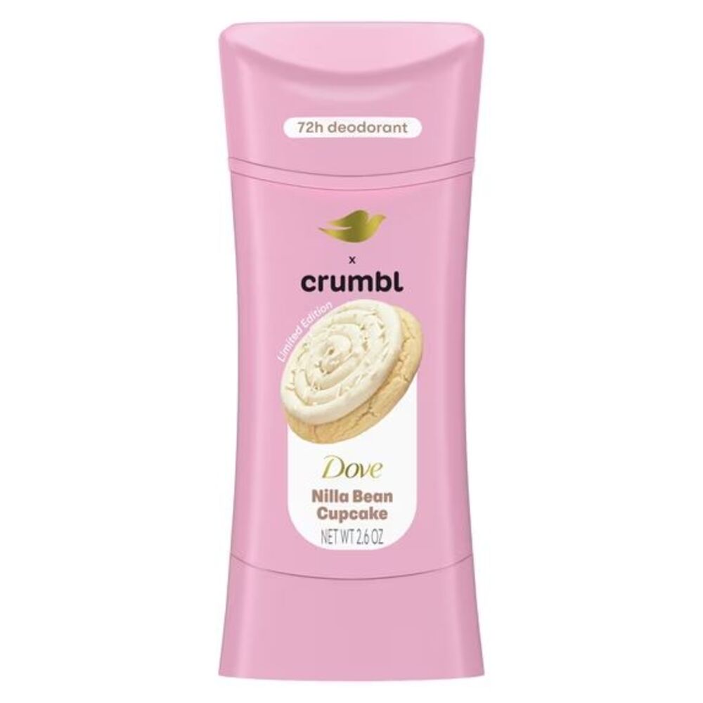 Dove x Crumbl Deodorant 2.6 oz Nilla Bean Limited Edition TOTAL of (6 ) INCLUDED